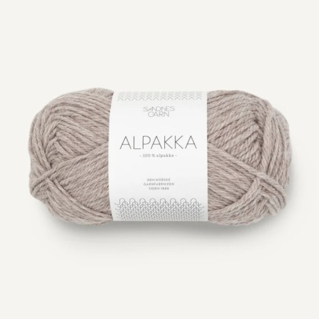 Sandnes Alpakka - Grabeige Melert 2650