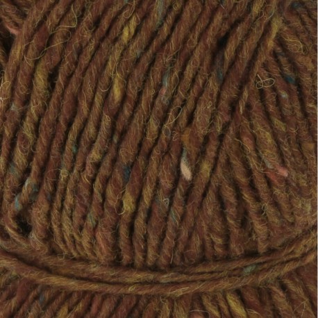 Lang Yarns Donegal Tweed + Kupfer 0015 Detail