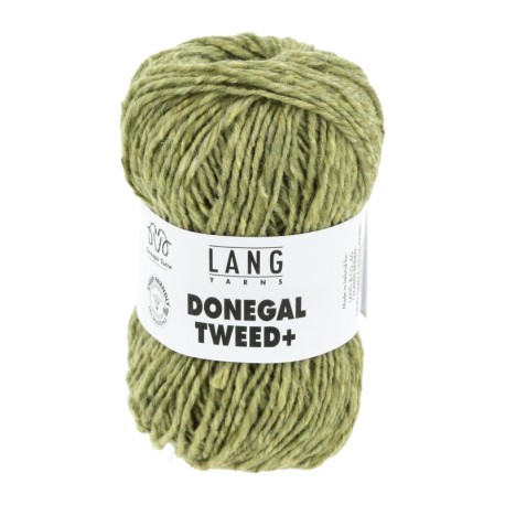 Lang Yarns Donegal Tweed + Hellgrün 0016