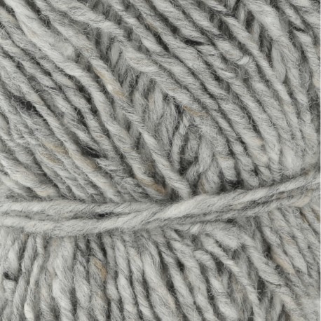 Lang Yarns Donegal Tweed + Hellgrau 0023 Detail