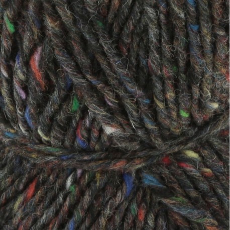 Lang Yarns Donegal Tweed + Grau 0024 Detail