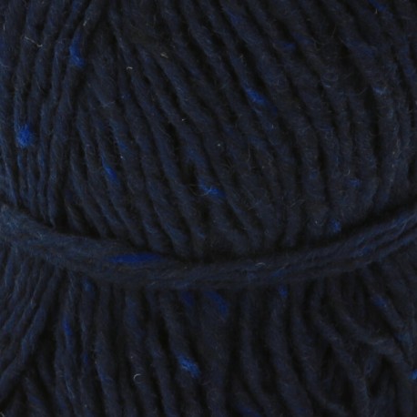 Lang Yarns Donegal Tweed + Navy 0025 Detail