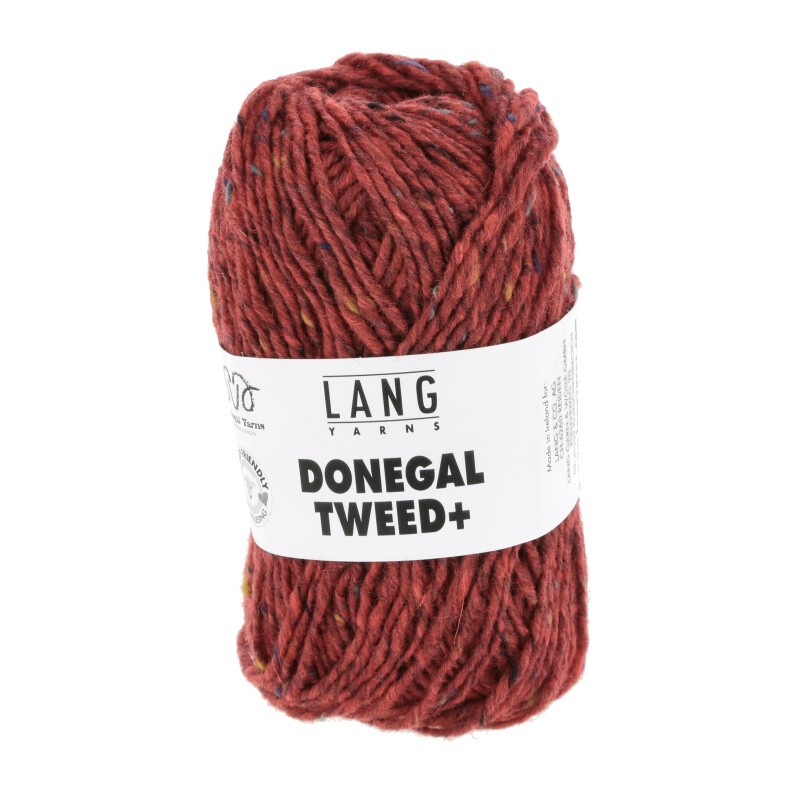 Lang Yarns Donegal Tweed + - Rot 0060