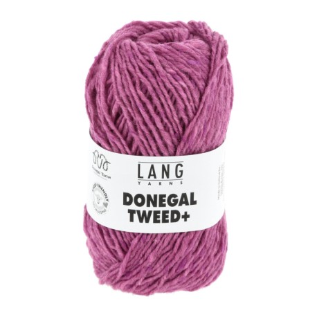 Lang Yarns Donegal Tweed + Pink 0065