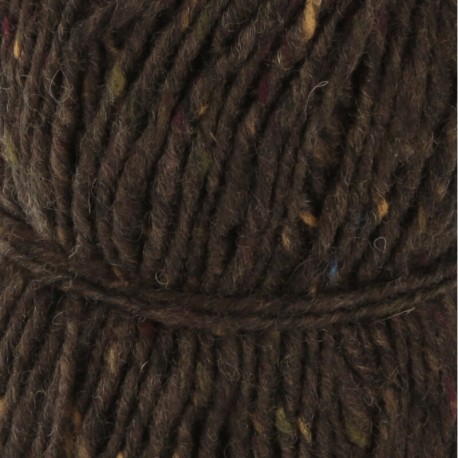 Lang Yarns Donegal Tweed + Braun 0068 Detail