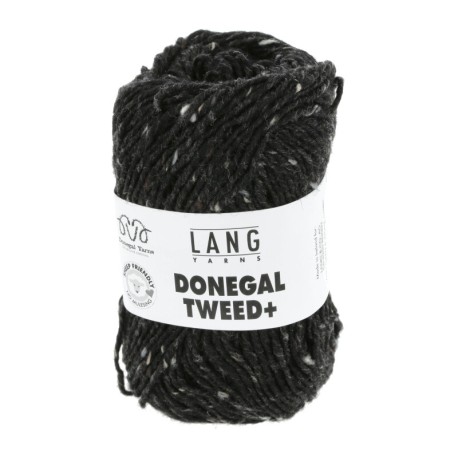 Lang Yarns Donegal Tweed + Anthrazit 0070