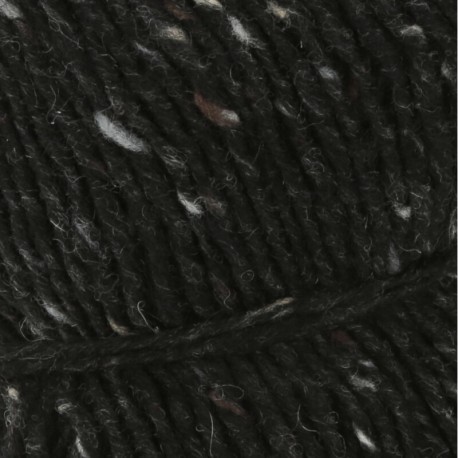 Lang Yarns Donegal Tweed + Anthrazit 0070 Detail