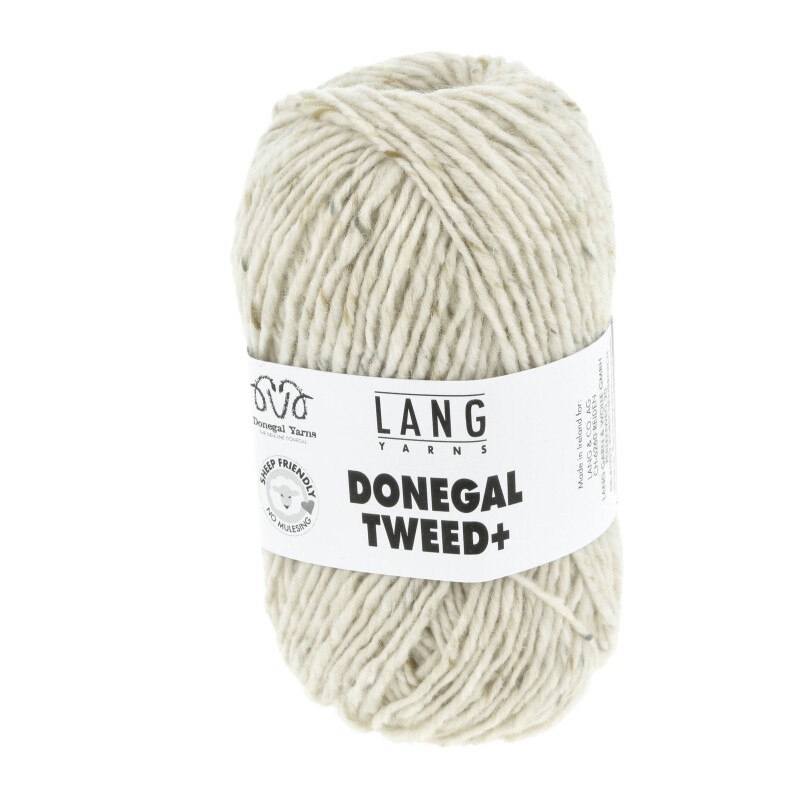 Lang Yarns Donegal Tweed + Offwhite 0094