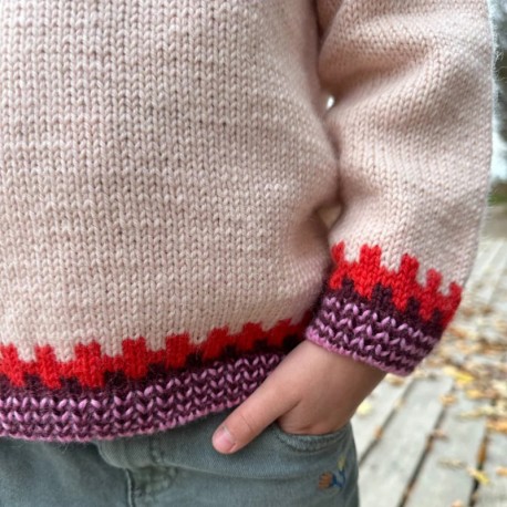 Petite Knit Cross Sweater Junior