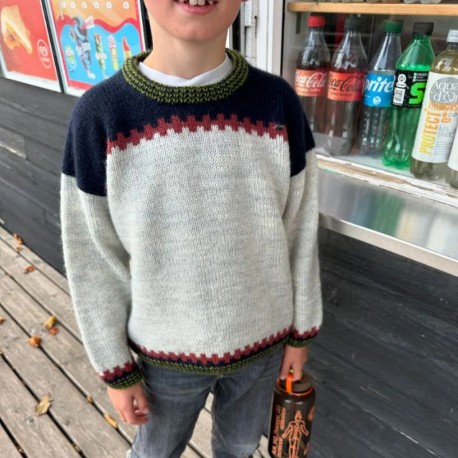 Petite Knit Cross Sweater Junior