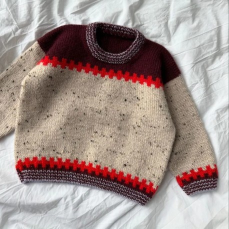 Petite Knit Cross Sweater Junior