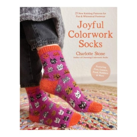 Charlotte Stone Joyful Colorwork Socks