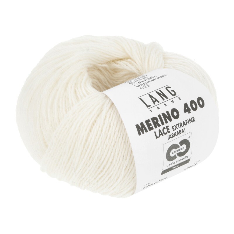 Lang Yarns Merino 400 Lace Offwhite 0094