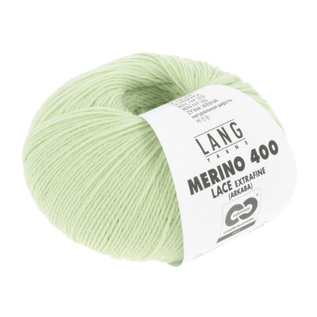 Lang Yarns Merino 400 Lace Zart Grün 0117