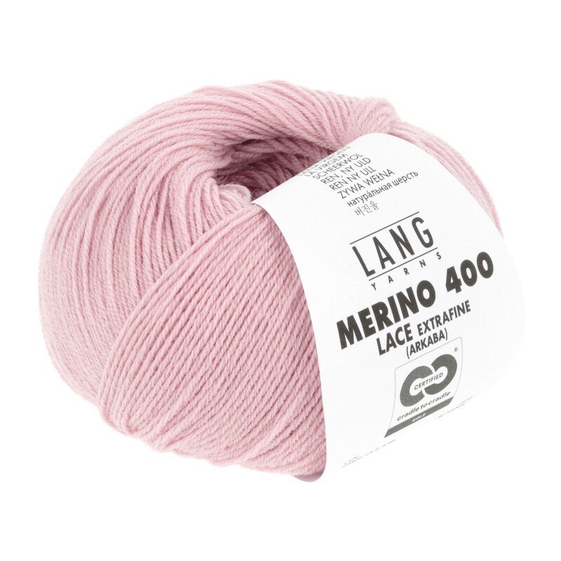 Lang Yarns Merino 400 Lace Zart Rosa 0119