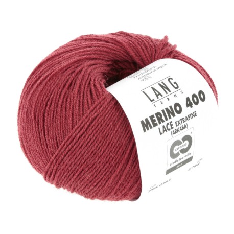 Lang Yarns Merino 400 Wein 0361