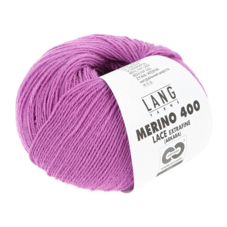 Lang Yarns Merino 400 Hot Pink 0365