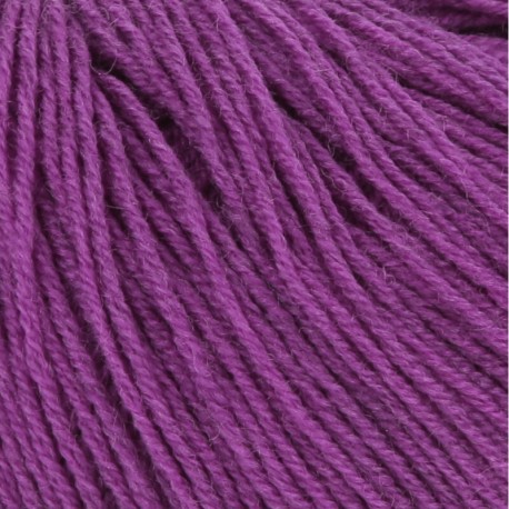 Lang Yarns Merino 400 Fuchsia Mélange 0366 Detail