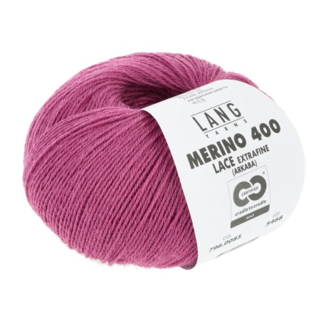 Lang Yarns Merino 400 Pink 0085