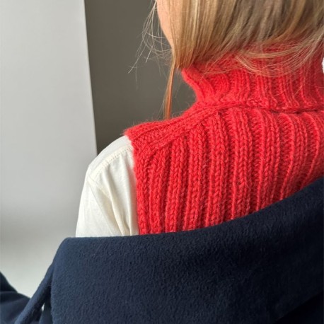 Le Knit Note Rib Neck Wollpaket