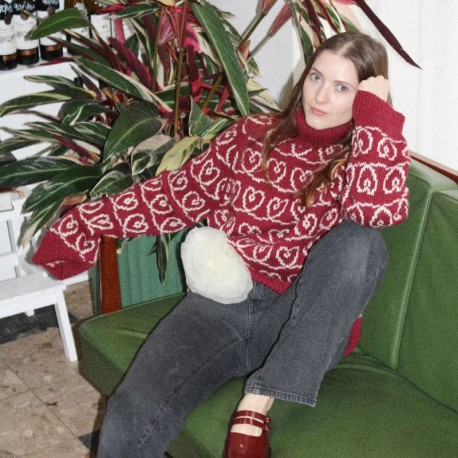 Spektakelstrik Heart Together Sweater Wollpaket