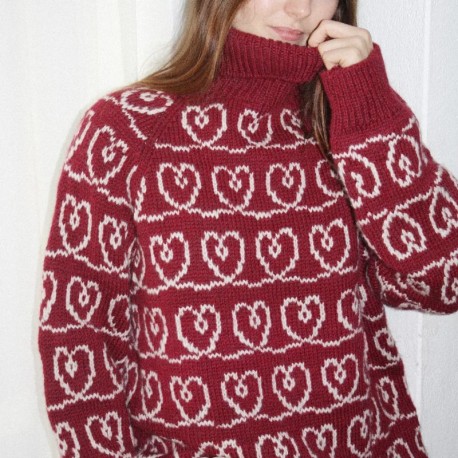 Spektakelstrik Heart Together Sweater Wollpaket