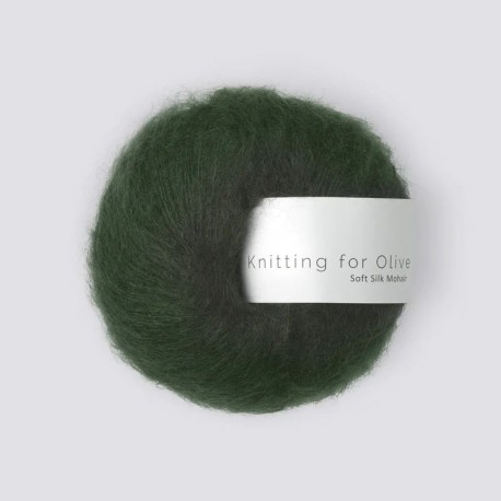 Knitting for Olive Soft Silk Mohair Slate Green