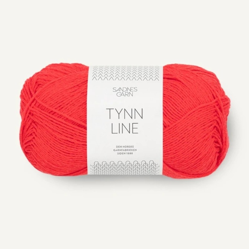 Sandnes Tynn Line Flame Scarlet 4108 Preorder