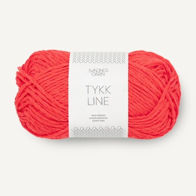 Sandnes Tykk Line Flame Scarlet 4108 Preorder