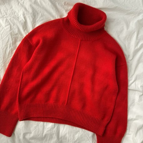 Petite Knit Scarlet Sweater Wollpaket