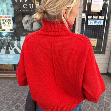 Petite Knit Scarlet Sweater Wollpaket