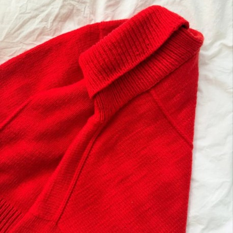 Petite Knit Scarlet Sweater Wollpaket