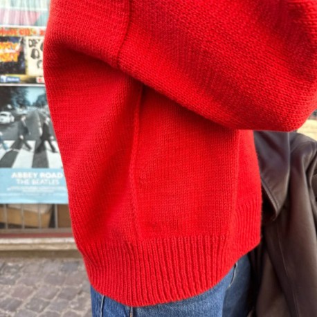 Petite Knit Scarlet Sweater Wollpaket