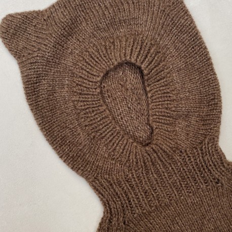 Baby Bear Balaclava Knitting for Olive Strickset