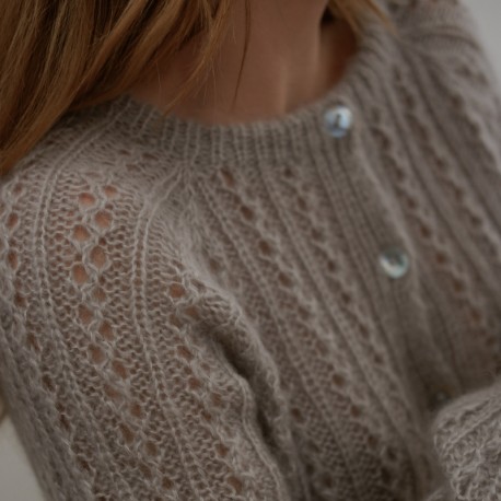 Knitting for Olive Waffle Cardigan Strickset