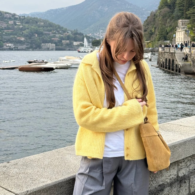 Moreca Knit Chantal Collar Cardigan