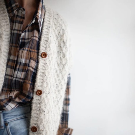 Anne Ventzel Leander Cardi Vest Wollpaket