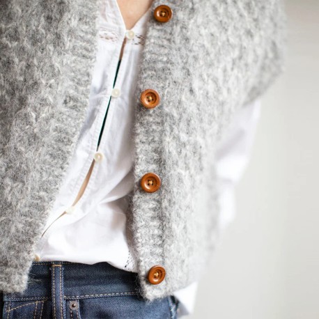 Anne Ventzel Leander Cardi Vest Wollpaket