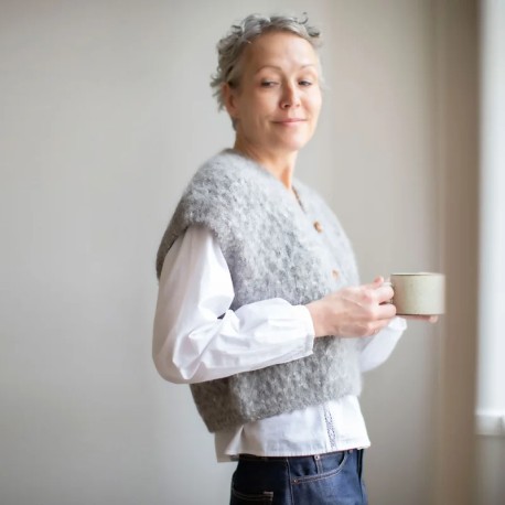 Anne Ventzel Leander Cardi Vest Wollpaket
