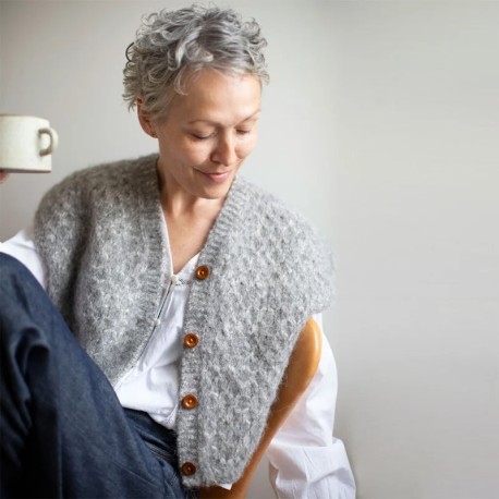 Anne Ventzel Leander Cardi Vest Wollpaket