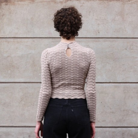 Barbroe Bluse Knitting for Olive Strickset