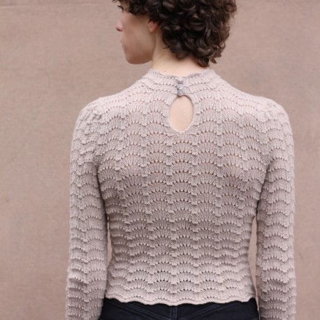 Barbroe Bluse Knitting for Olive Strickset