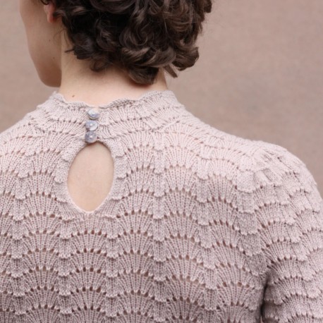 Barbroe Bluse Knitting for Olive Strickset
