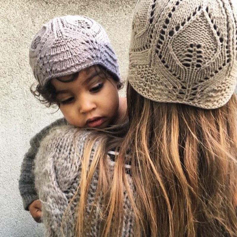 Lace Beanie Knitting for Olive Strickset