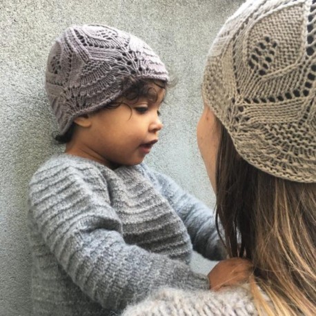 Lace Beanie Knitting for Olive Strickset