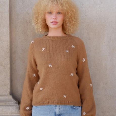Daisy Sweater Adult Knitting for Olive Strickset