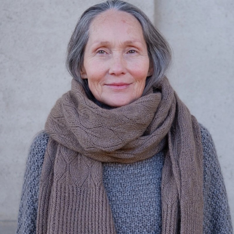 Olive Scarf Knitting for Olive Strickset