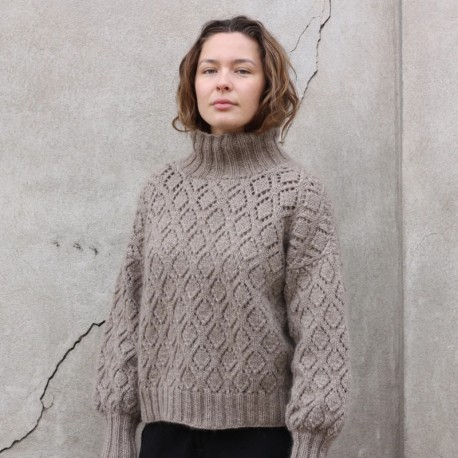 Nature Lace Sweater Knitting for Olive Strickset