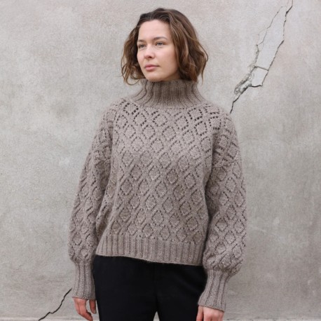 Nature Lace Sweater Knitting for Olive Strickset