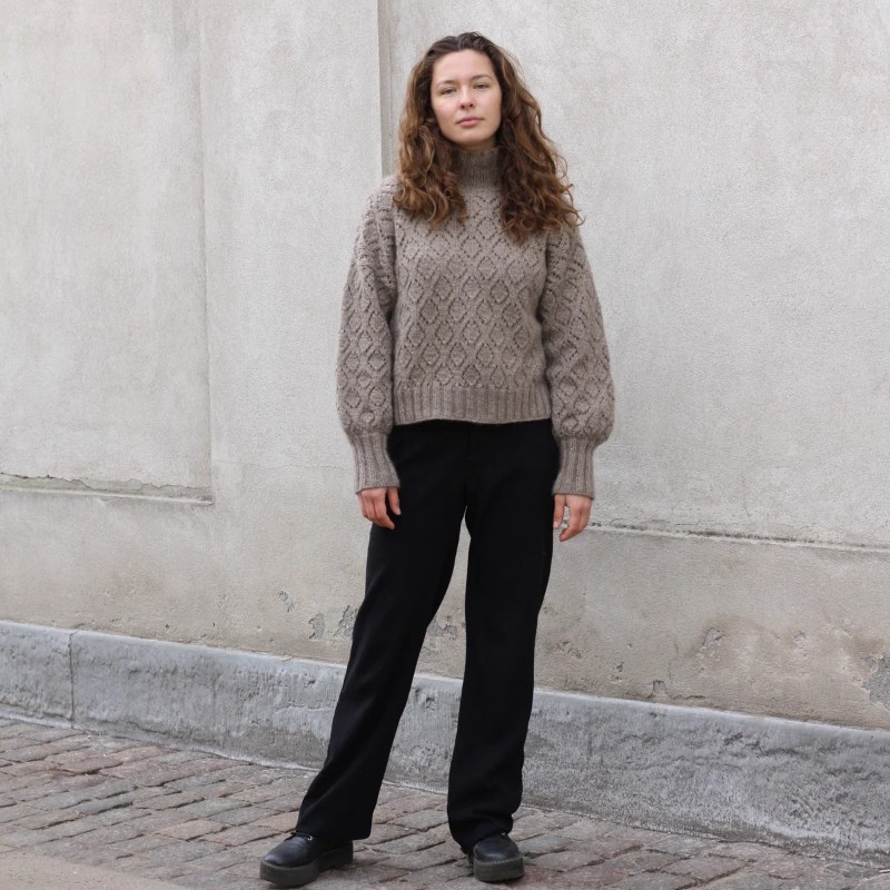 Nature Lace Sweater Knitting for Olive Strickset